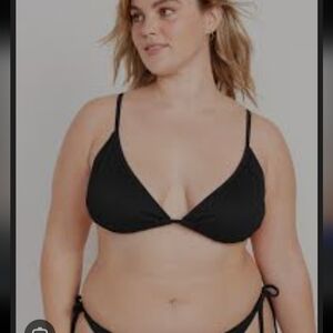 Old navy ribbed triangle bikini top